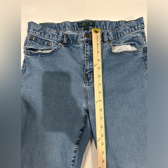 Lauren Ralph Lauren Denim Skinny Jeans Women’s 12 Petite Light Wash Logo Stitch - Picture 6 of 9